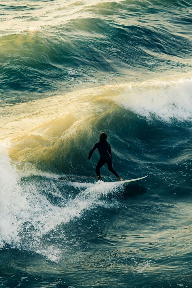 Green waves.
